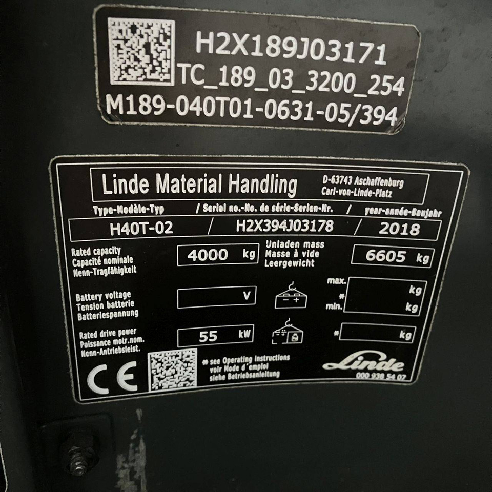 Linde H40T (394-02) Beverage - Gaasitõstuk: pilt 4 Linde H40T (394-02) Beverage - Gaasitõstuk: pilt 4