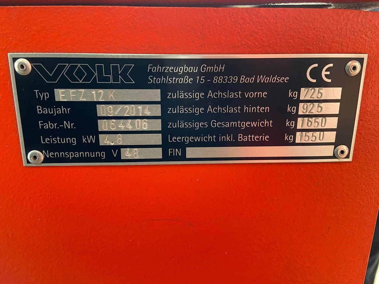 Volk EFZ12K - Puksiirtraktor: pilt 3 Volk EFZ12K - Puksiirtraktor: pilt 3