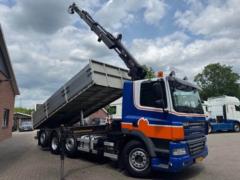 DAF CF 85.360 8X2 3 Zijdige kipper HIAB 16 t/m kraan AHK Top condition - Kallurauto, Kraanaga veoauto: pilt 2 DAF CF 85.360 8X2 3 Zijdige kipper HIAB 16 t/m kraan AHK Top condition - Kallurauto, Kraanaga veoauto: pilt 2