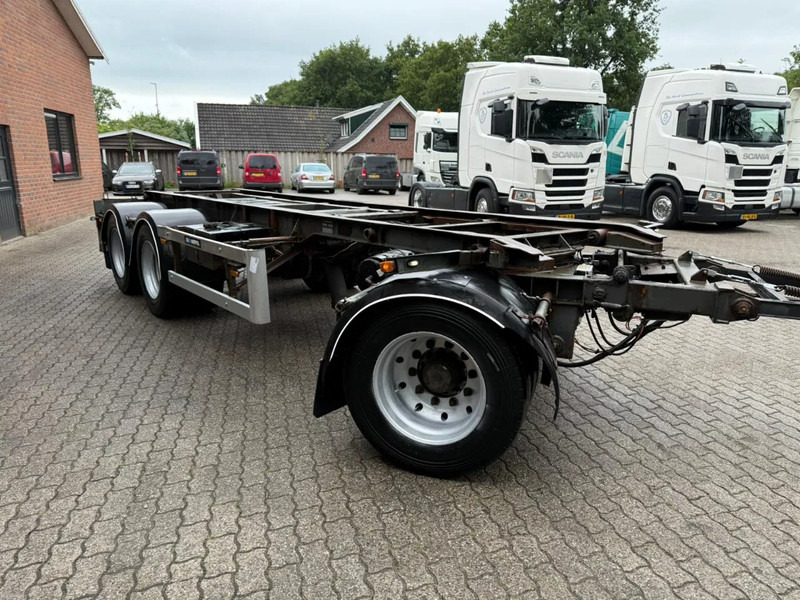 GS Meppel 28T Kiepende containeraanhangwagen! 640cm systeemlengte Centrale smering - Konteinerveduk/ Tõstukiga poolhaagis: pilt 4 GS Meppel 28T Kiepende containeraanhangwagen! 640cm systeemlengte Centrale smering - Konteinerveduk/ Tõstukiga poolhaagis: pilt 4