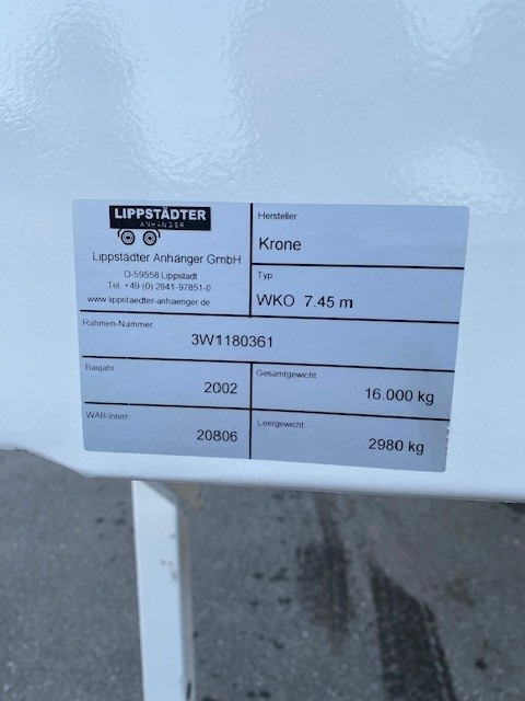 Krone BDF-System 7.450 mm, mit Rolltor, LACK NEU - Asenduskorpus - furgoon: pilt 3 Krone BDF-System 7.450 mm, mit Rolltor, LACK NEU - Asenduskorpus - furgoon: pilt 3