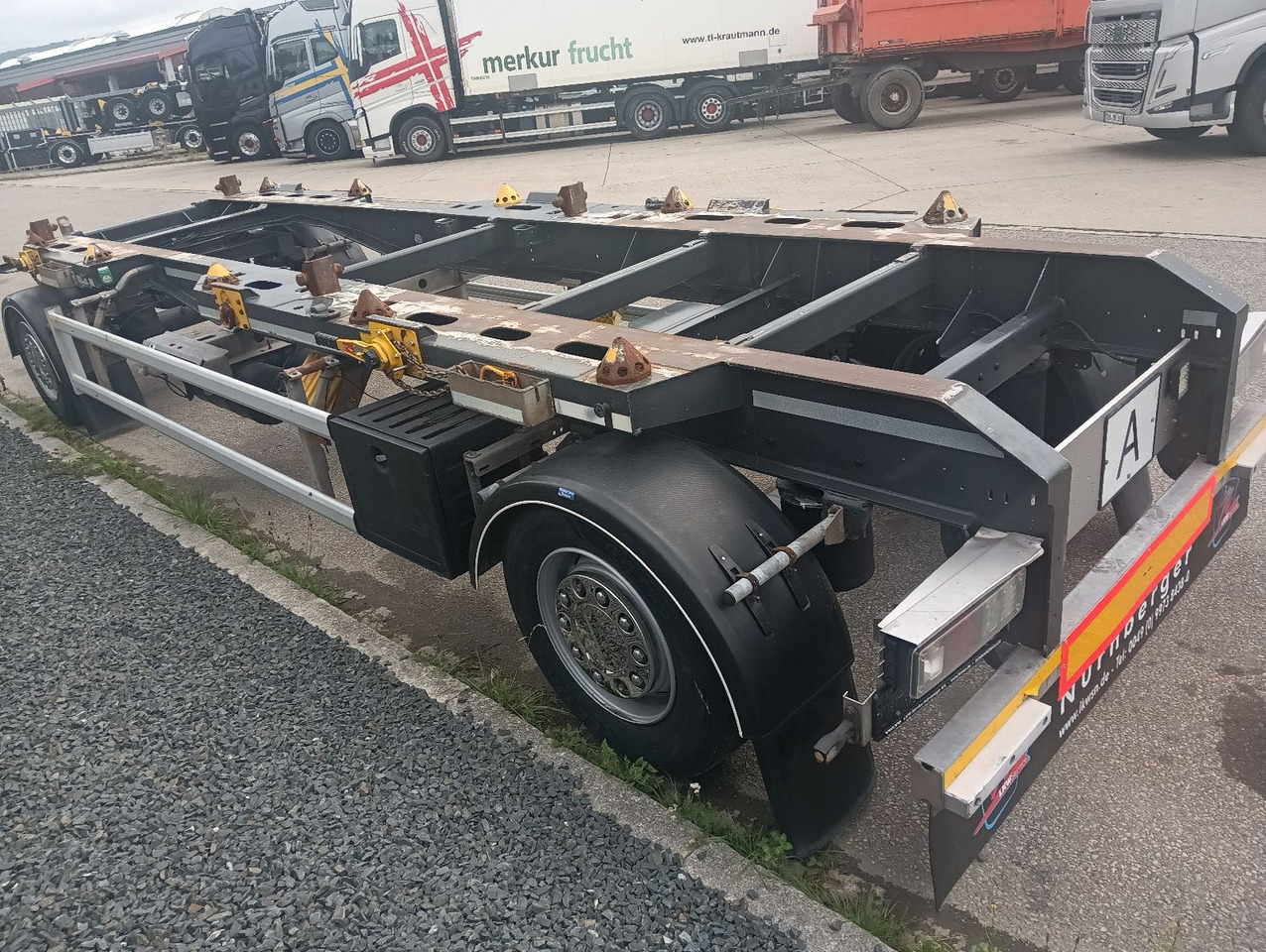 Multilift/ Liftdumper haagis Hüffermann 2-A VARIO-CARRIER VERZINKT SAFETYFIX Reifen/TÜV: pilt 8