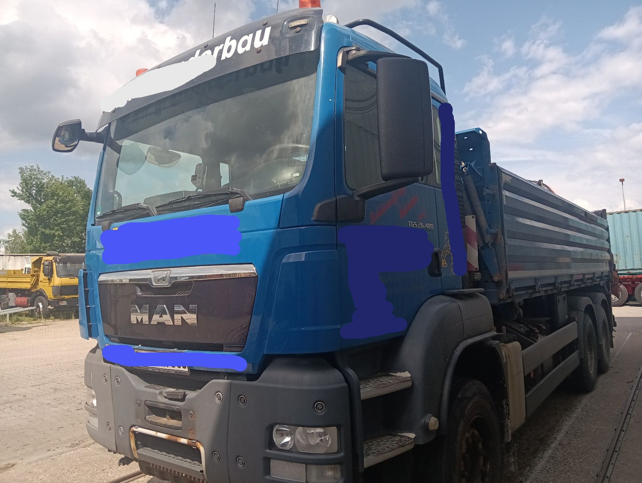 MAN TGS 26:480 6x4 BL ATLAS 240.2E-A4 3-S-Kipper - Kallurauto, Kraanaga veoauto: pilt 4 MAN TGS 26:480 6x4 BL ATLAS 240.2E-A4 3-S-Kipper - Kallurauto, Kraanaga veoauto: pilt 4