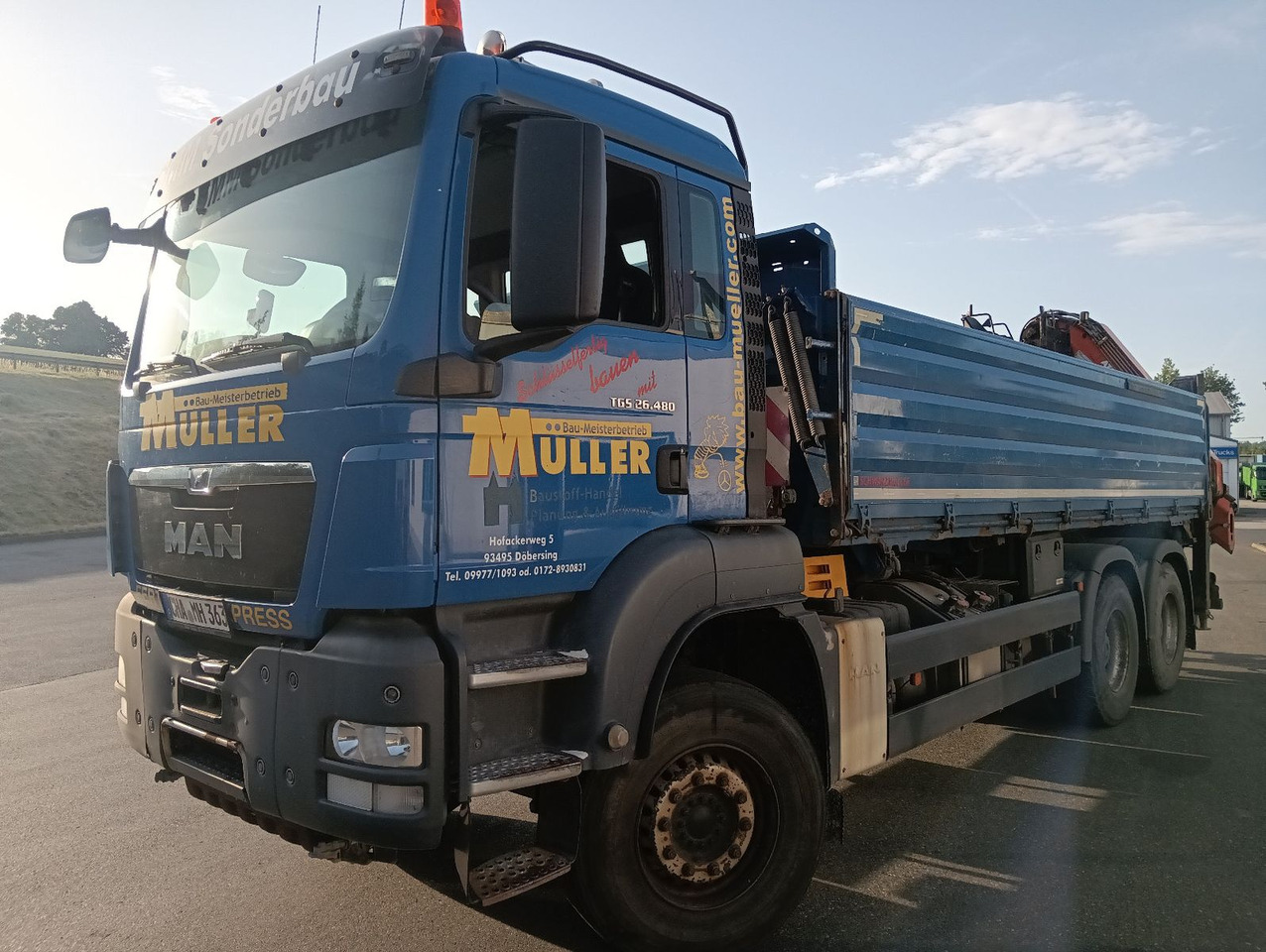 MAN TGS 26:480 6x4 EURO5 ATLAS 240.2E-A4 3-S-Kipper - Kallurauto, Kraanaga veoauto: pilt 3 MAN TGS 26:480 6x4 EURO5 ATLAS 240.2E-A4 3-S-Kipper - Kallurauto, Kraanaga veoauto: pilt 3
