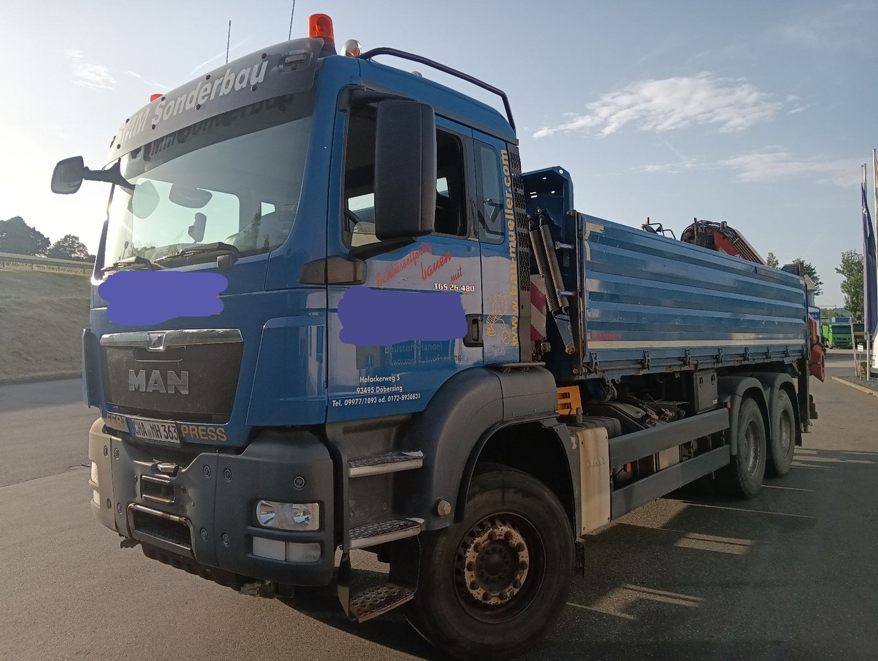 MAN TGS 26:480 6x4 EURO5 ATLAS 240.2E-A4 3-S-Kipper - Kallurauto, Kraanaga veoauto: pilt 1 MAN TGS 26:480 6x4 EURO5 ATLAS 240.2E-A4 3-S-Kipper - Kallurauto, Kraanaga veoauto: pilt 1