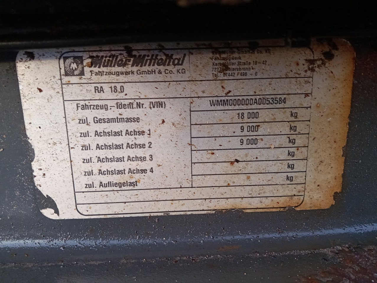 Müller-Mitteltal RA18 Abrollanhänger 7m BPW Trommel TÜV 5/2025 Müller-Mitteltal RA18 Abrollanhänger 7m BPW Trommel TÜV 5/2025 - Multilift/ Liftdumper haagis: pilt 3 Müller-Mitteltal RA18 Abrollanhänger 7m BPW Trommel TÜV 5/2025 Müller-Mitteltal RA18 Abrollanhänger 7m BPW Trommel TÜV 5/2025 - Multilift/ Liftdumper haagis: pilt 3