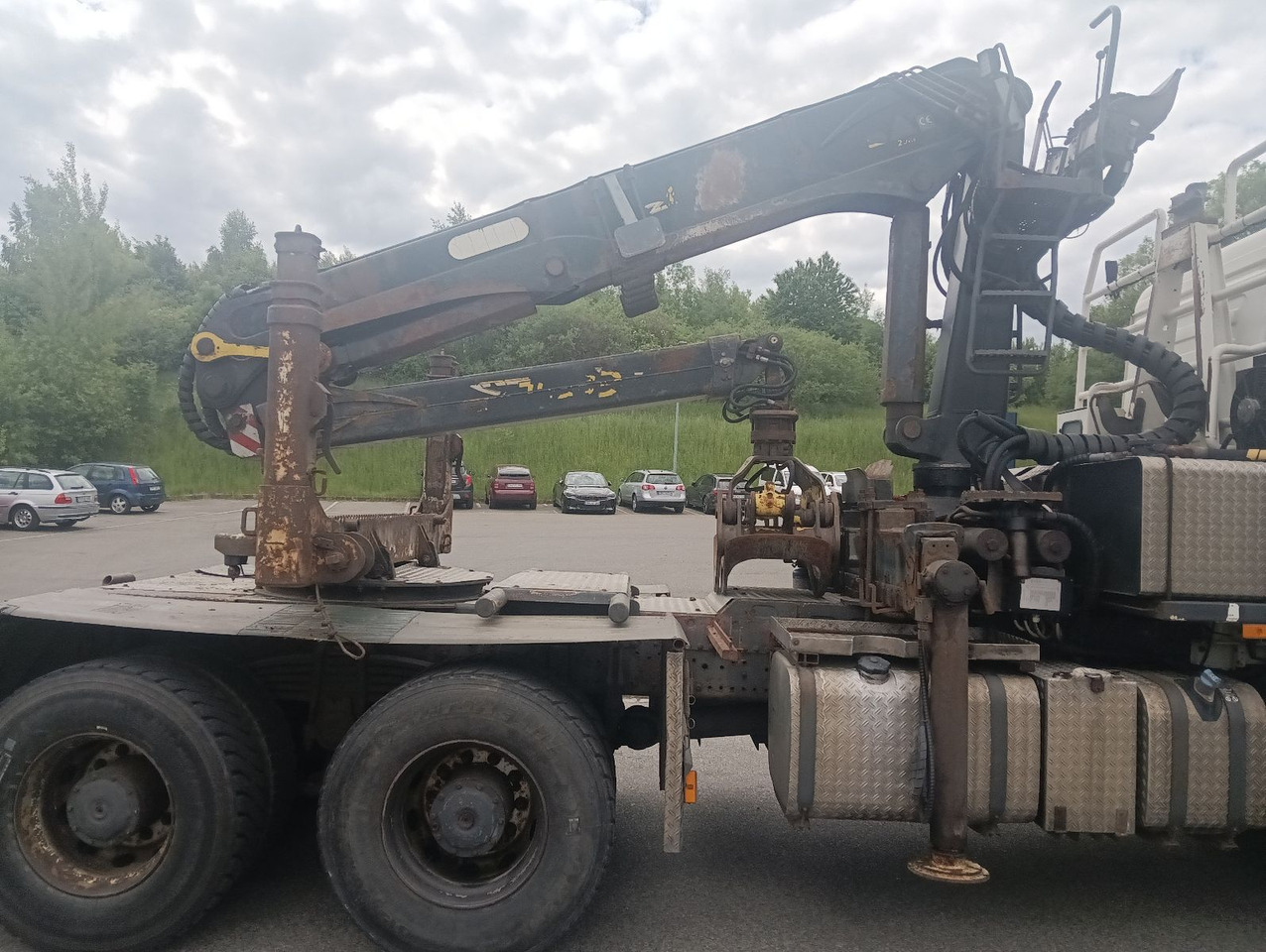 Palfinger EPSILON E250L82 Langholzkran+GLOGGER Aufbau+Anhä - Metsaveok, Kraanaga veoauto: pilt 1 Palfinger EPSILON E250L82 Langholzkran+GLOGGER Aufbau+Anhä - Metsaveok, Kraanaga veoauto: pilt 1