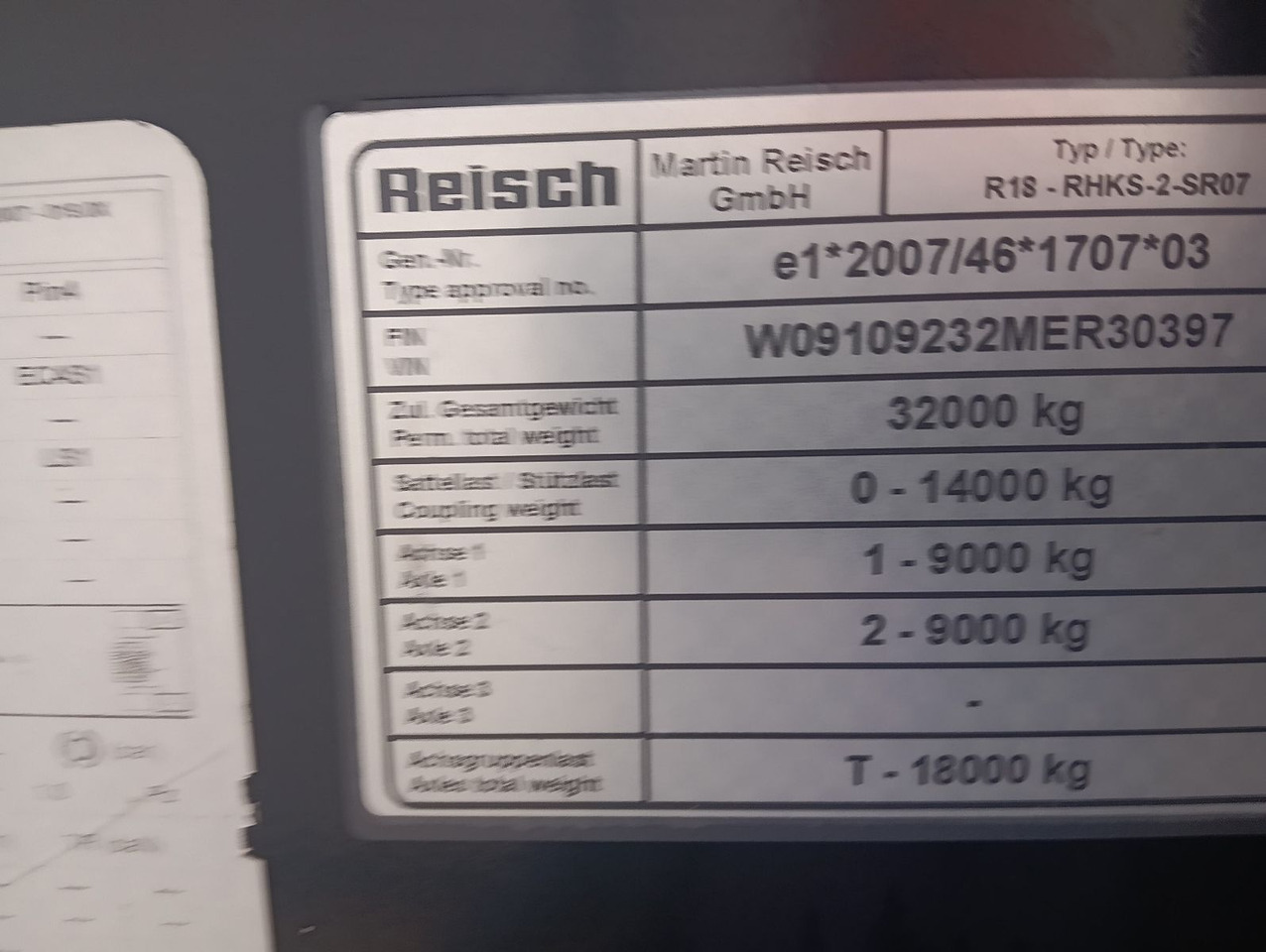 Reisch RHKS-2-SR07 25m3 2-A HARDOX ALCOA FullOption5,3t liising Reisch RHKS-2-SR07 25m3 2-A HARDOX ALCOA FullOption5,3t: pilt 12