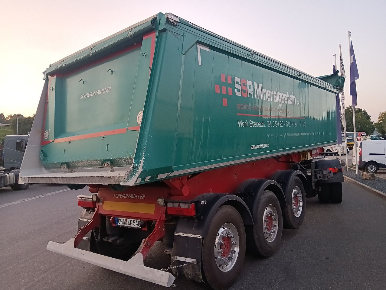 Schwarzmüller 3-A Alumulde ALCOA 27m3 SAF Lift 5,4t el.Verdeck - Kallur-poolhaagis: pilt 2 Schwarzmüller 3-A Alumulde ALCOA 27m3 SAF Lift 5,4t el.Verdeck - Kallur-poolhaagis: pilt 2