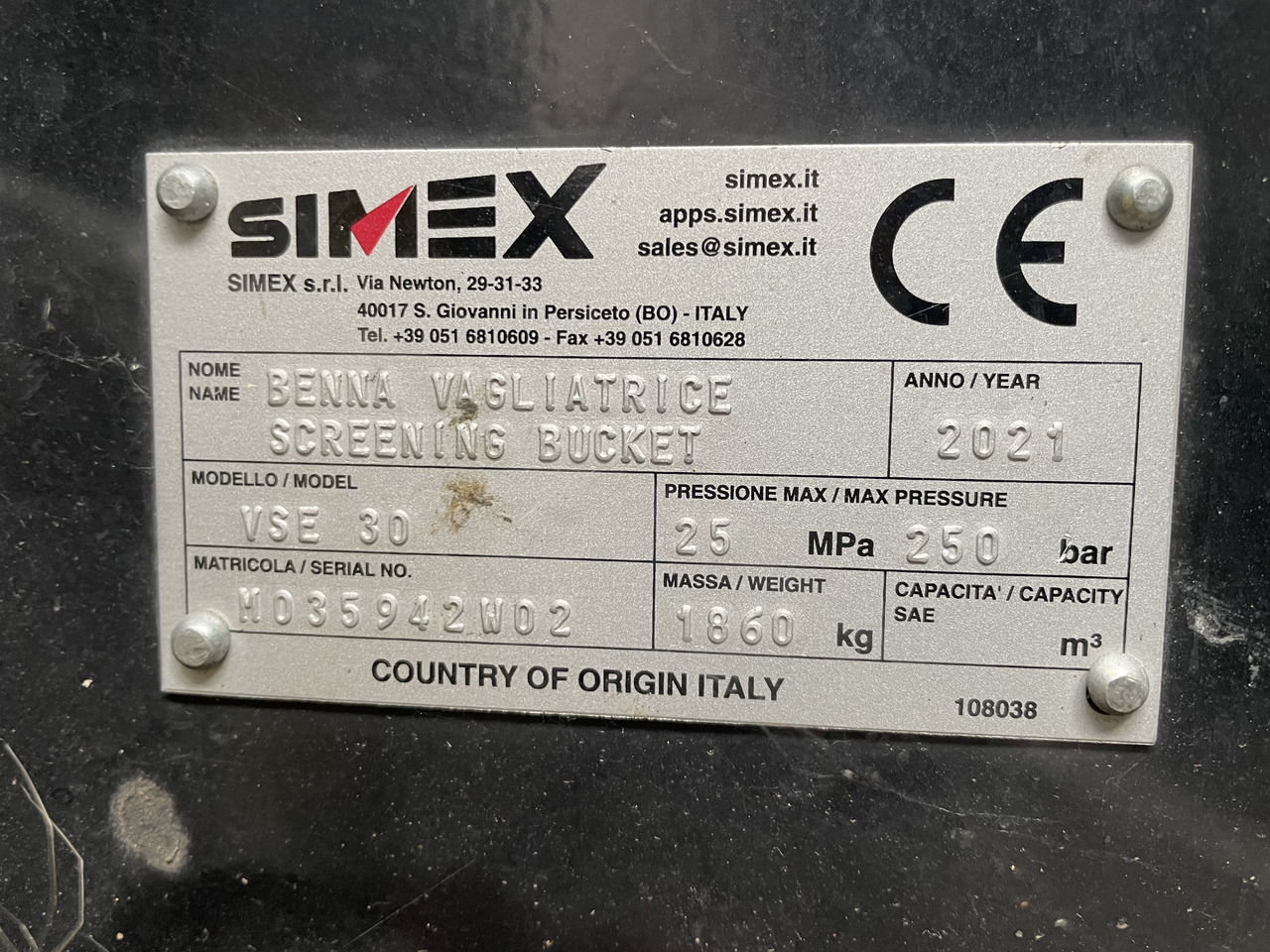 Simex VSE Siebschaufeln m. hydr. WELLENVERSTELLUNG - Sorteerimiskopp - Ekskavaator: pilt 4 Simex VSE Siebschaufeln m. hydr. WELLENVERSTELLUNG - Sorteerimiskopp - Ekskavaator: pilt 4