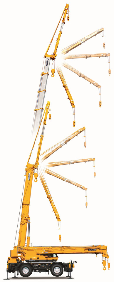 Raske maastikukraana KATO SR-500Lx - 51 Ton Rough Terrain Crane with 13.7 Meter Fully Hydraulic Fly Jib: pilt 9