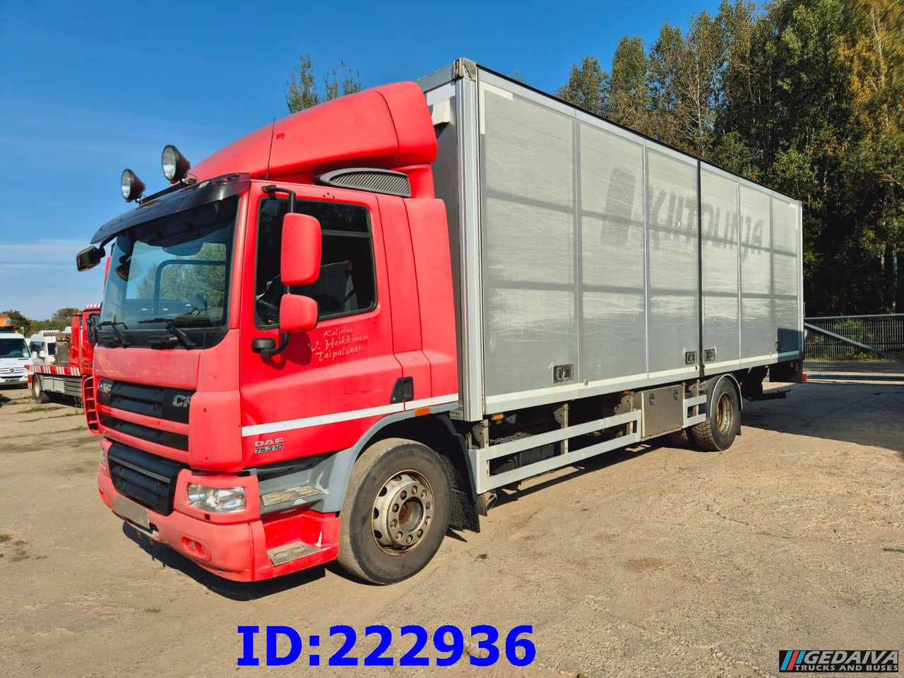 DAF CF 75.310 - Euro5 - Kasti veoauto: pilt 1 DAF CF 75.310 - Euro5 - Kasti veoauto: pilt 1
