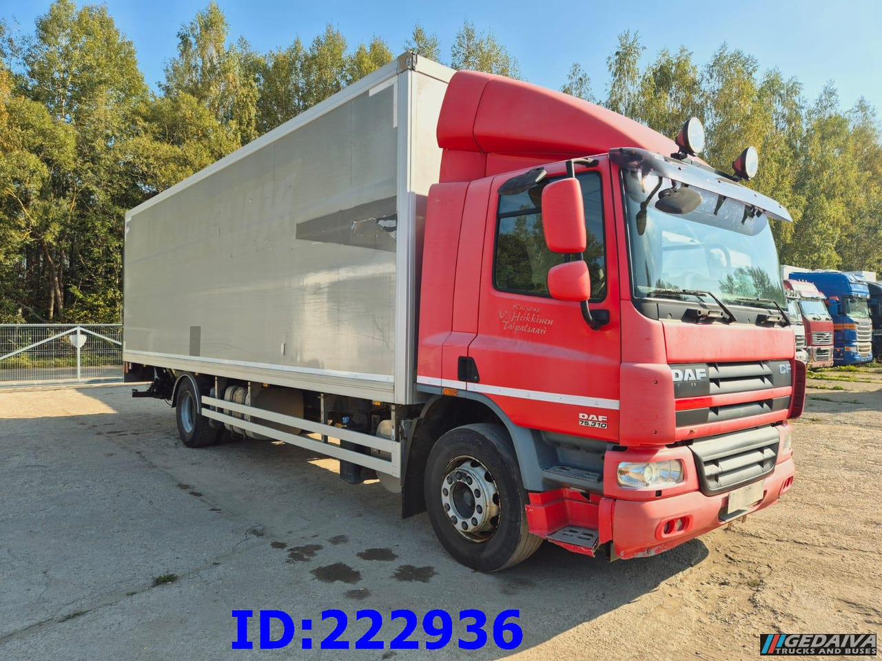DAF CF 75.310 - Euro5 - Kasti veoauto: pilt 5 DAF CF 75.310 - Euro5 - Kasti veoauto: pilt 5