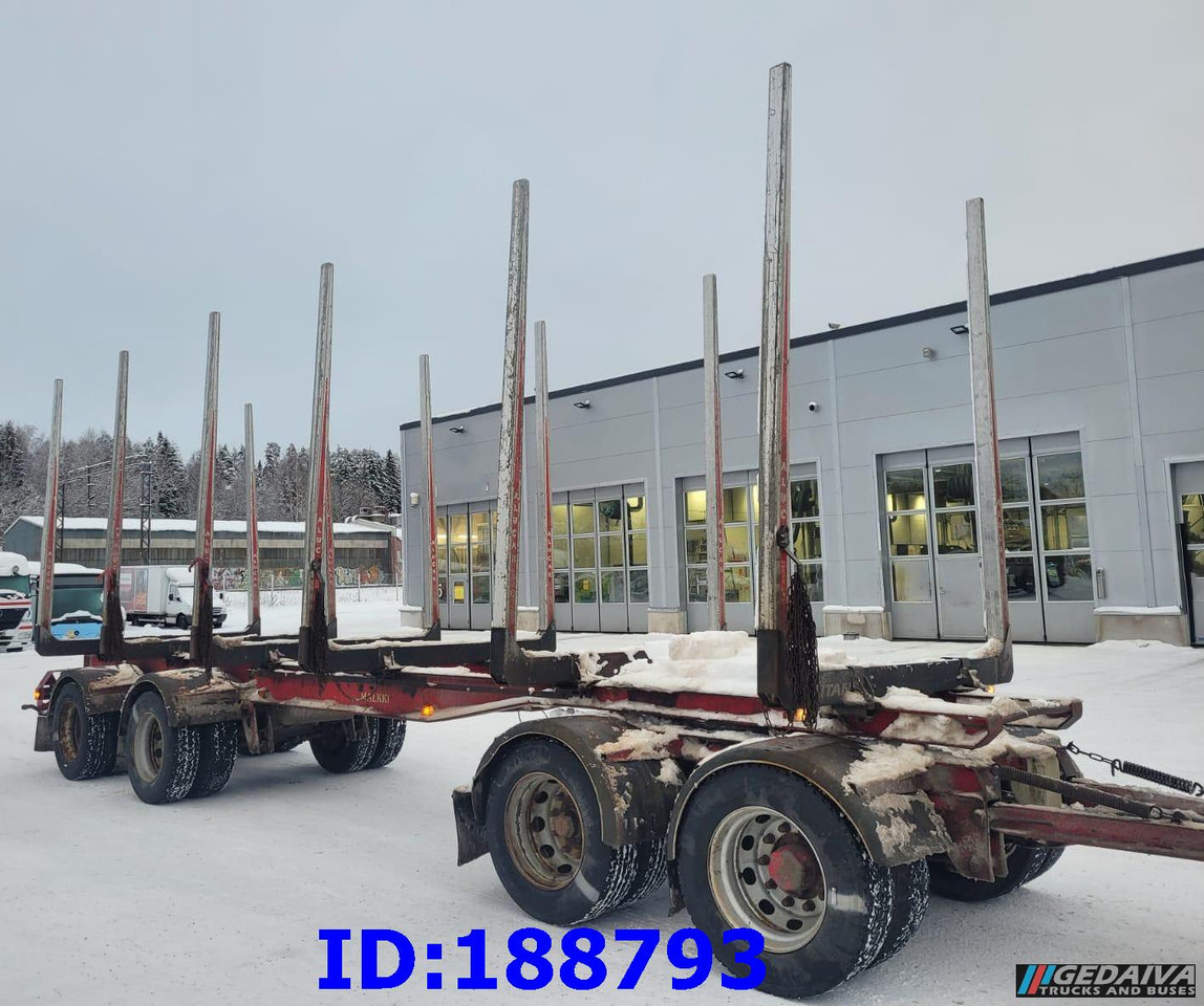 MALKKI RJ4-10200 - 4 Axles - Metsaveohaagis: pilt 1 MALKKI RJ4-10200 - 4 Axles - Metsaveohaagis: pilt 1