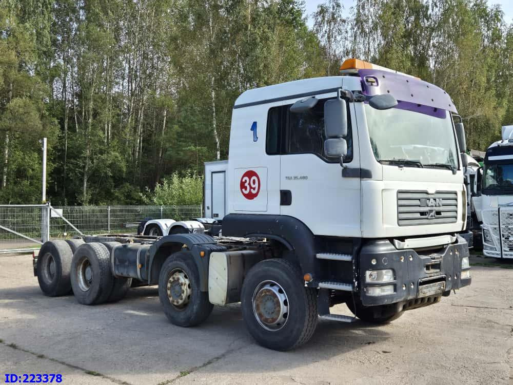MAN TGA 35.480 8X4 - Full steel - Manual - Kabiinišassiiga veoauto: pilt 4 MAN TGA 35.480 8X4 - Full steel - Manual - Kabiinišassiiga veoauto: pilt 4
