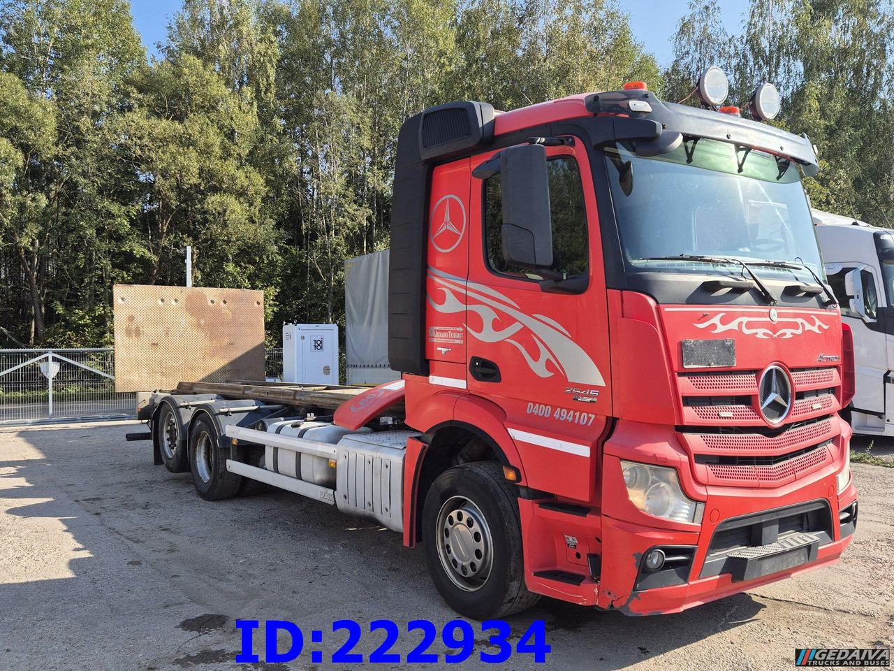 MERCEDES-BENZ Actros 2545  6x2 Euro5 - Kabiinišassiiga veoauto: pilt 4 MERCEDES-BENZ Actros 2545  6x2 Euro5 - Kabiinišassiiga veoauto: pilt 4