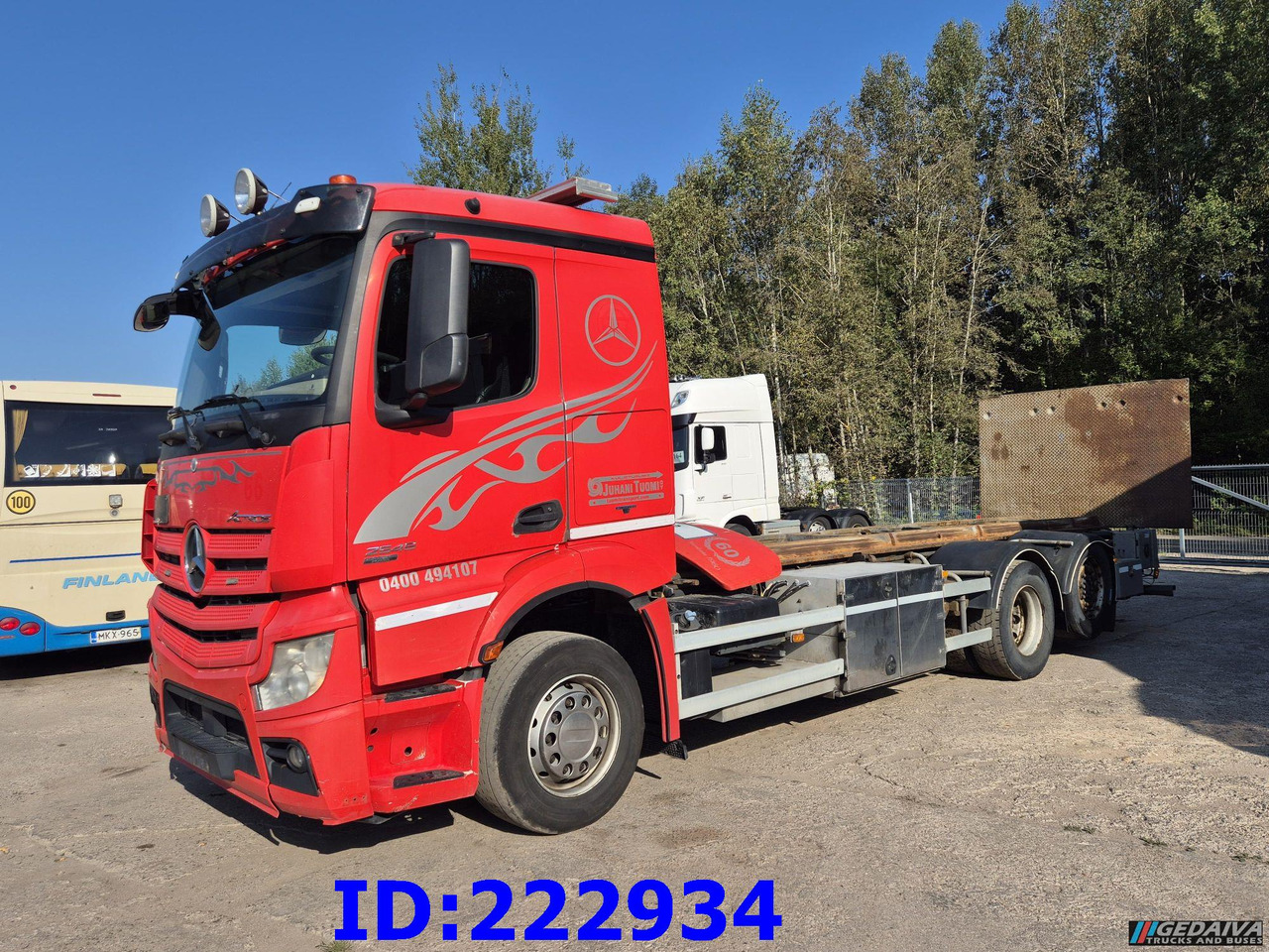 MERCEDES-BENZ Actros 2545  6x2 Euro5 - Kabiinišassiiga veoauto: pilt 1 MERCEDES-BENZ Actros 2545  6x2 Euro5 - Kabiinišassiiga veoauto: pilt 1