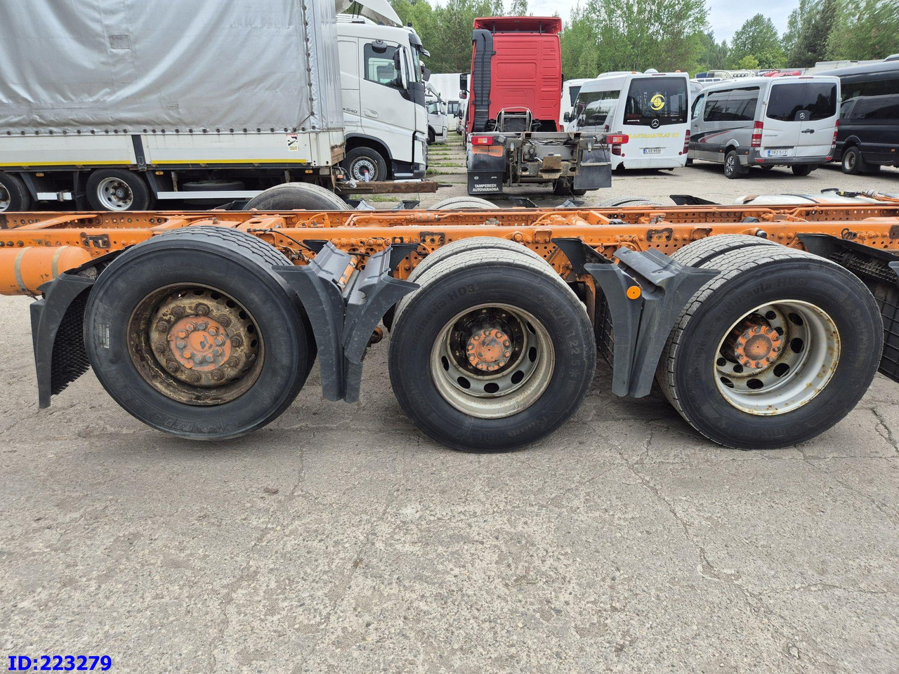 Kabiinišassiiga veoauto MERCEDES-BENZ Actros 3563  8×4 ( Steering axle): pilt 7