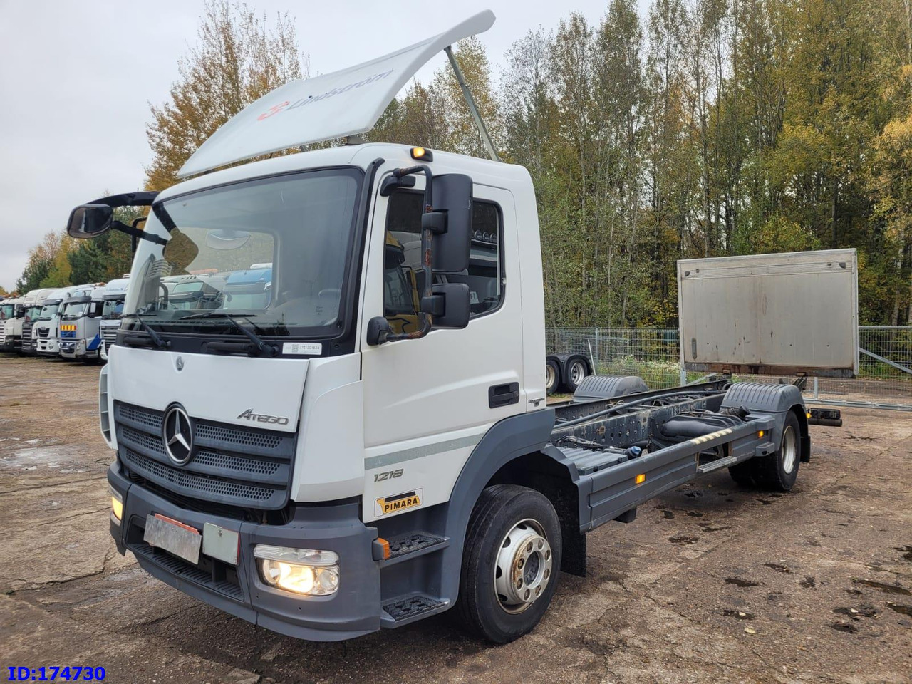 MERCEDES-BENZ Atego 1218 - Euro6 - Manual - Full Steel - Kabiinišassiiga veoauto: pilt 1 MERCEDES-BENZ Atego 1218 - Euro6 - Manual - Full Steel - Kabiinišassiiga veoauto: pilt 1