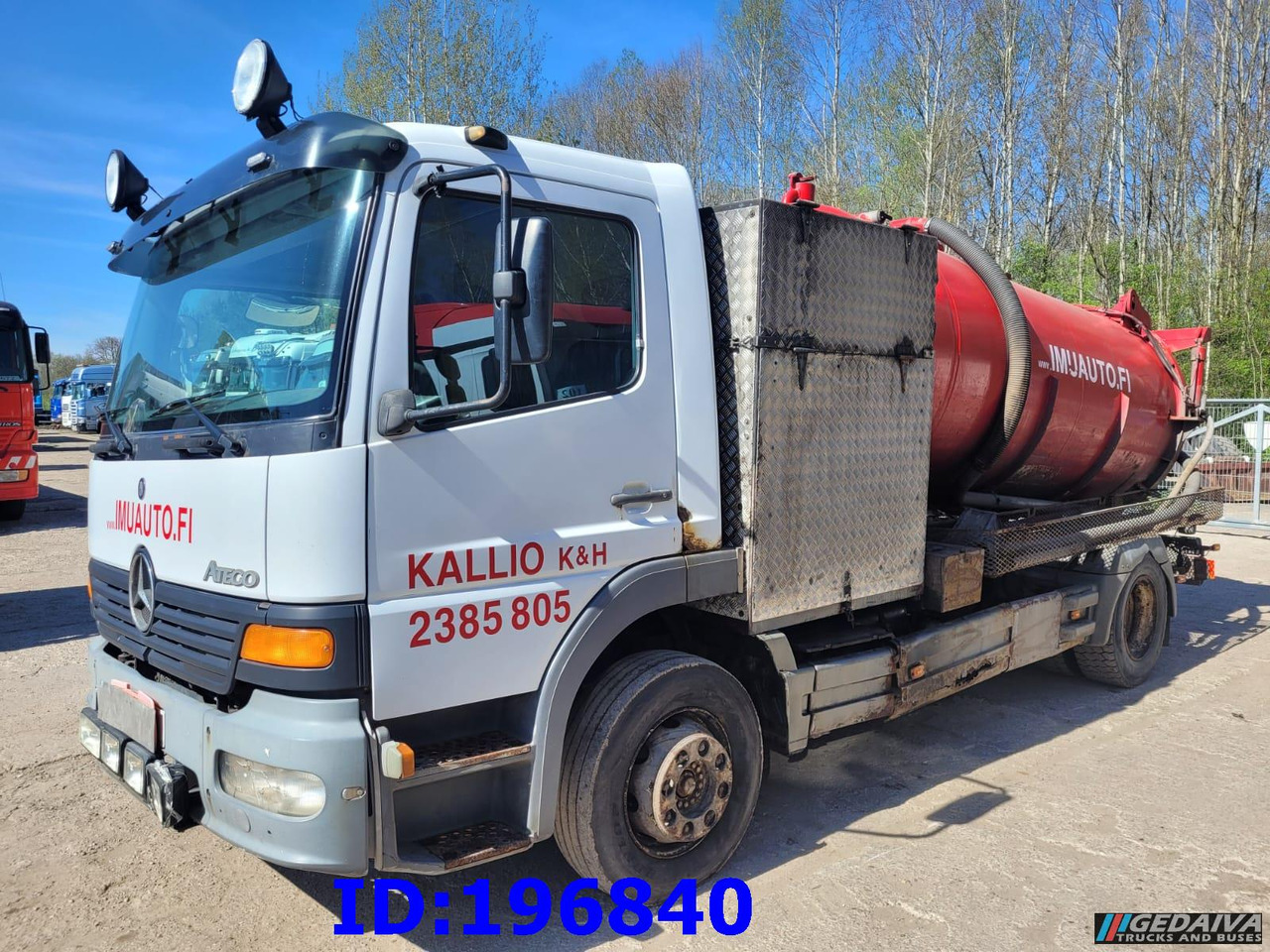 MERCEDES-BENZ Atego 1223 Manual + 7.3m3 - Tsisternauto: pilt 1 MERCEDES-BENZ Atego 1223 Manual + 7.3m3 - Tsisternauto: pilt 1