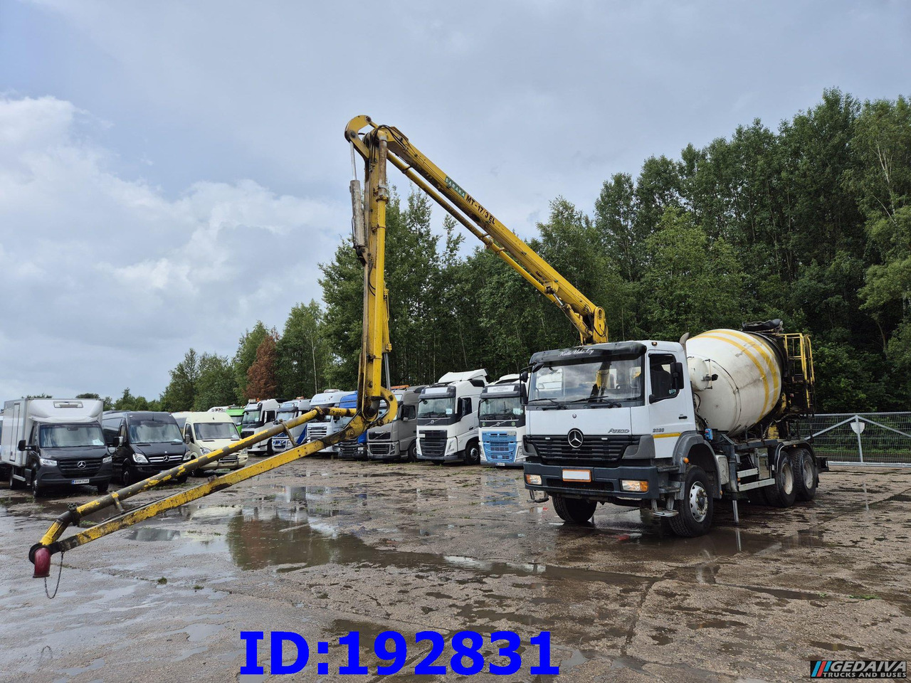 MERCEDES-BENZ Atego 2628 6x4 Schwing 17m 9m3 - Betoonipump: pilt 1 MERCEDES-BENZ Atego 2628 6x4 Schwing 17m 9m3 - Betoonipump: pilt 1