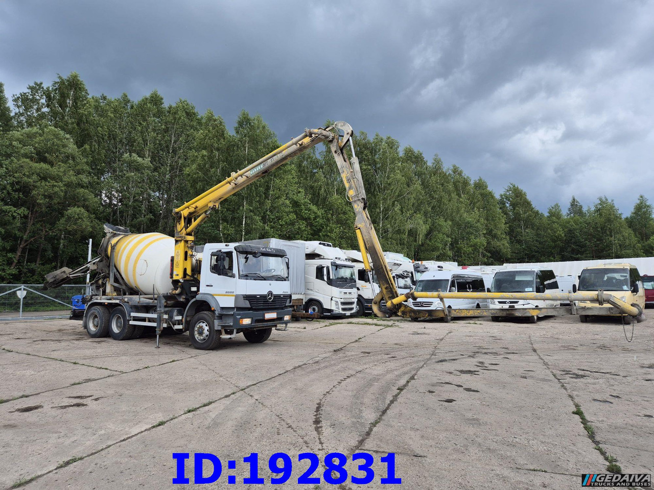 MERCEDES-BENZ Atego 2628 6x4 Schwing 17m 9m3 - Betoonipump: pilt 4 MERCEDES-BENZ Atego 2628 6x4 Schwing 17m 9m3 - Betoonipump: pilt 4