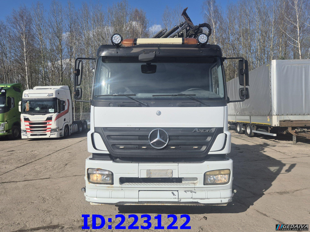 MERCEDES-BENZ Axor 2533 6x2 + Atlas 332.3E Crane - Kallurauto: pilt 2 MERCEDES-BENZ Axor 2533 6x2 + Atlas 332.3E Crane - Kallurauto: pilt 2