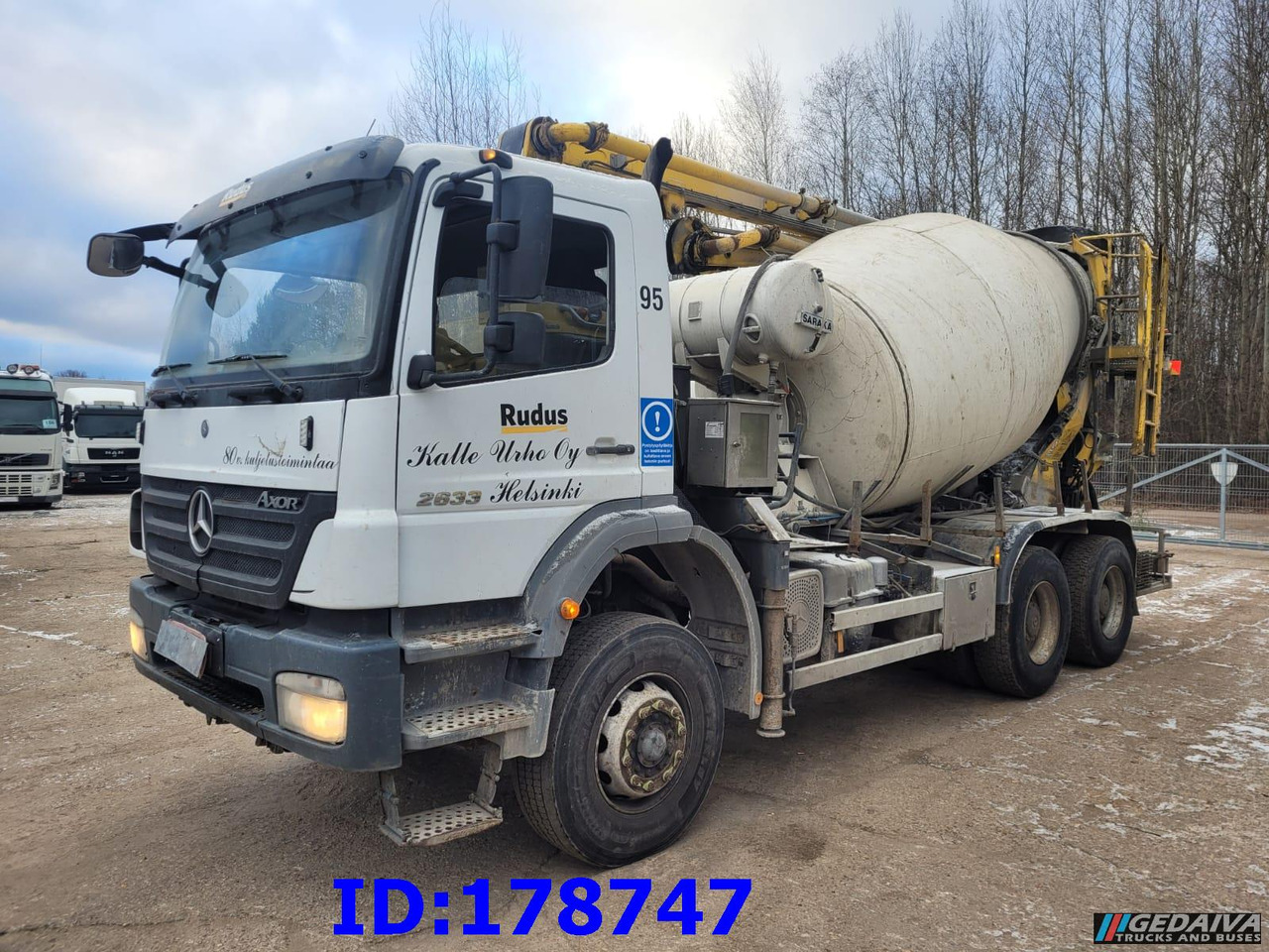 MERCEDES-BENZ Axor 2633 6x4 Schwing 750 - Betoonipump: pilt 4 MERCEDES-BENZ Axor 2633 6x4 Schwing 750 - Betoonipump: pilt 4