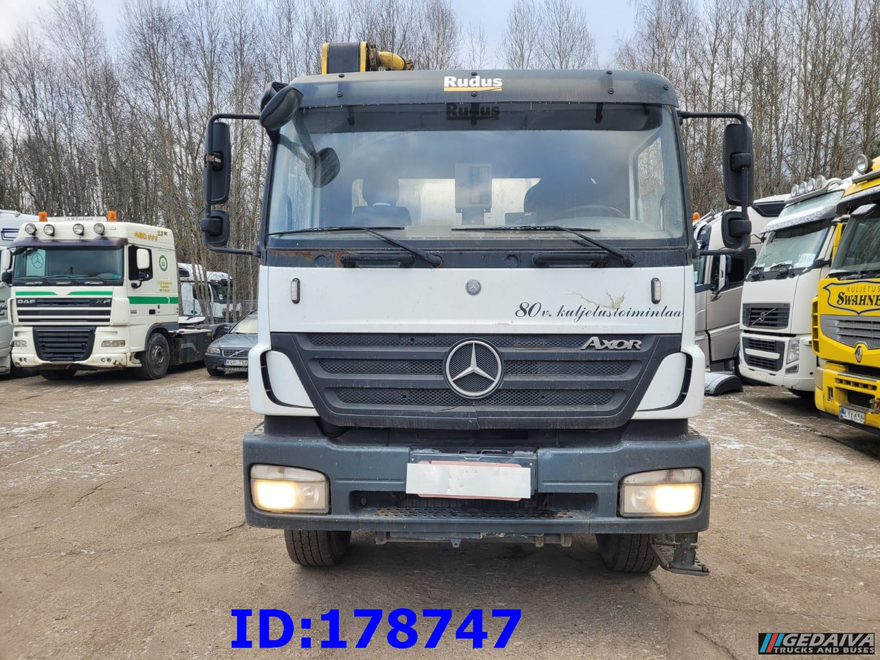 MERCEDES-BENZ Axor 2633 6x4 Schwing 750 - Betoonipump: pilt 2 MERCEDES-BENZ Axor 2633 6x4 Schwing 750 - Betoonipump: pilt 2
