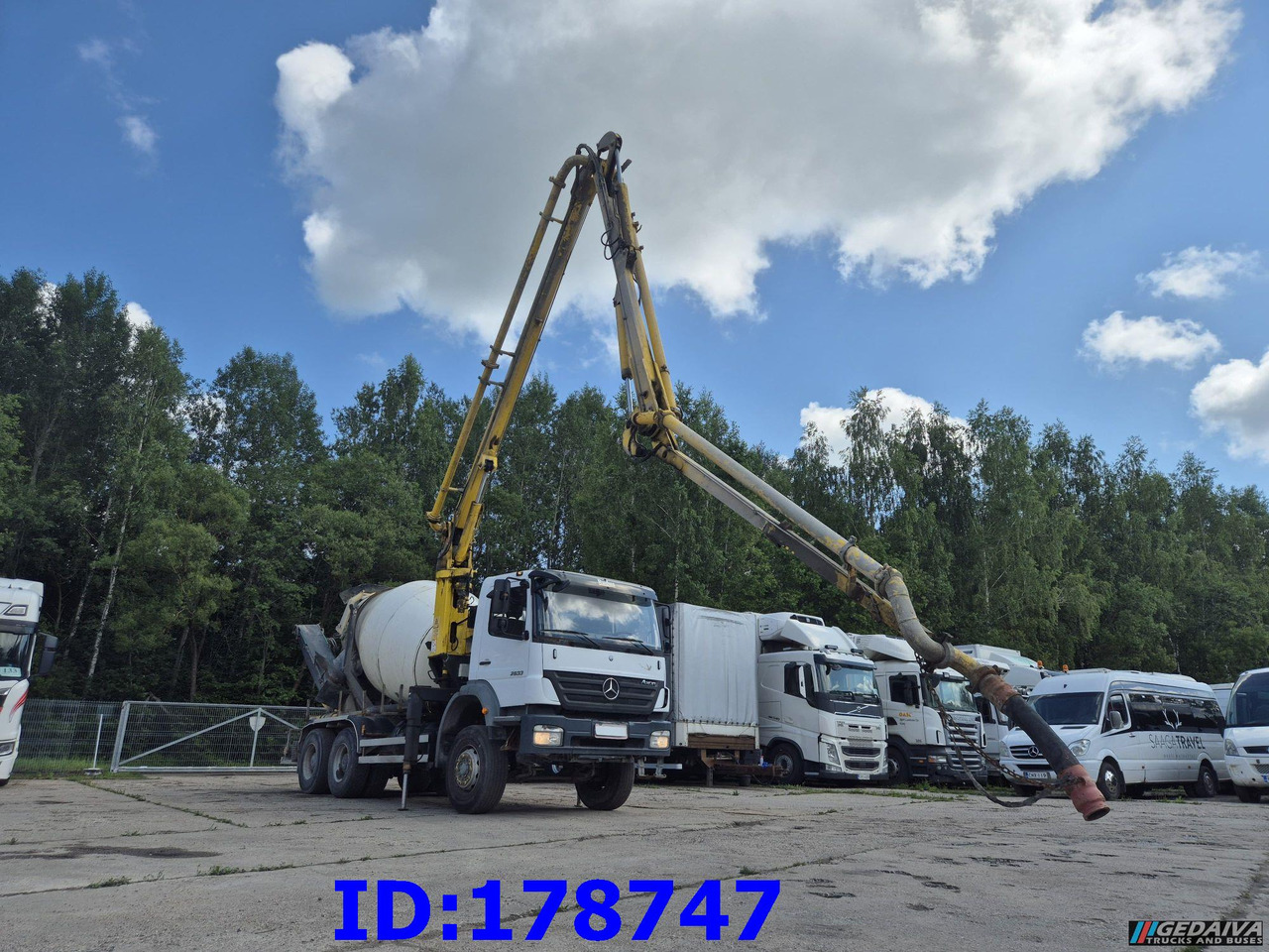 MERCEDES-BENZ Axor 2633 6x4 Schwing 750 - Betoonipump: pilt 4 MERCEDES-BENZ Axor 2633 6x4 Schwing 750 - Betoonipump: pilt 4