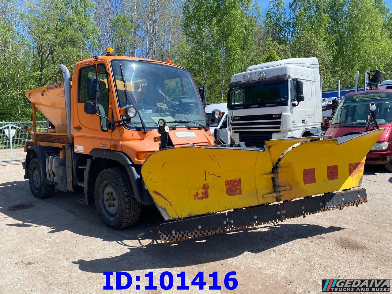 MERCEDES-BENZ Unimog U300 4X4 - Lumekoristusmasina: pilt 2 MERCEDES-BENZ Unimog U300 4X4 - Lumekoristusmasina: pilt 2