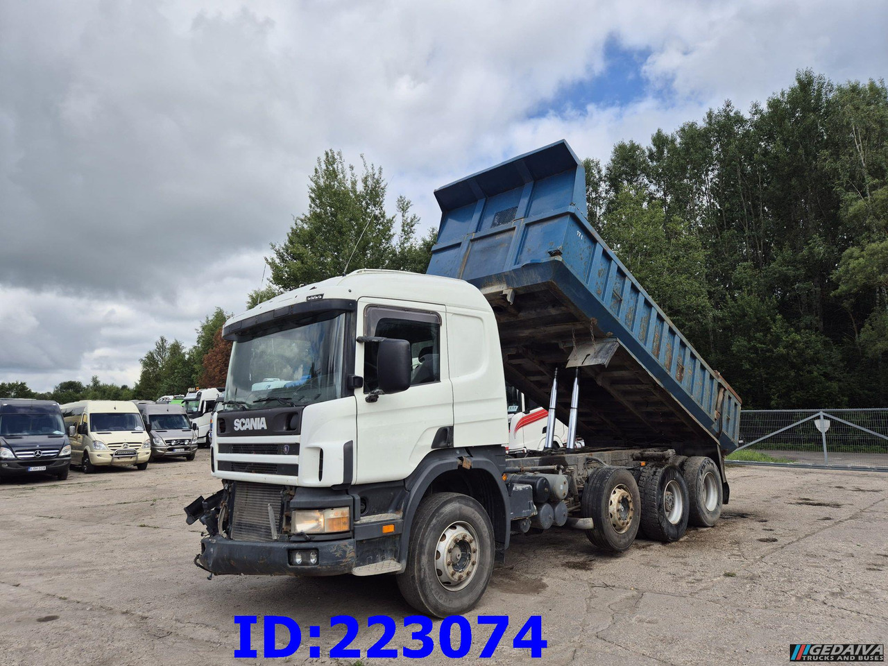 SCANIA 124 8x2 - Manual - Full steel - Kallurauto: pilt 1 SCANIA 124 8x2 - Manual - Full steel - Kallurauto: pilt 1