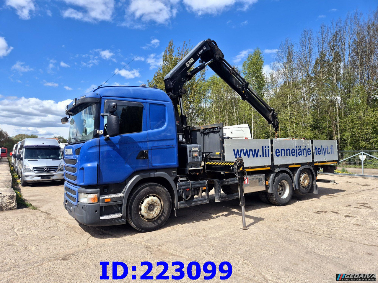 SCANIA G440 6x2 + Crane HIAB X-Hiduo 188 - Madelveok/ Platvormveok: pilt 1 SCANIA G440 6x2 + Crane HIAB X-Hiduo 188 - Madelveok/ Platvormveok: pilt 1