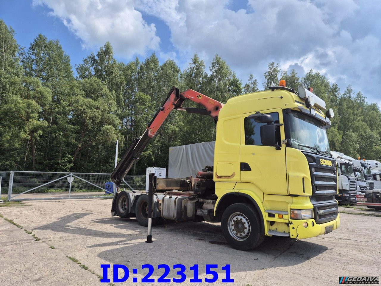 SCANIA R420 6x2 + Crane Palfinger PK23500 + Remote control - Sadulveok: pilt 4 SCANIA R420 6x2 + Crane Palfinger PK23500 + Remote control - Sadulveok: pilt 4