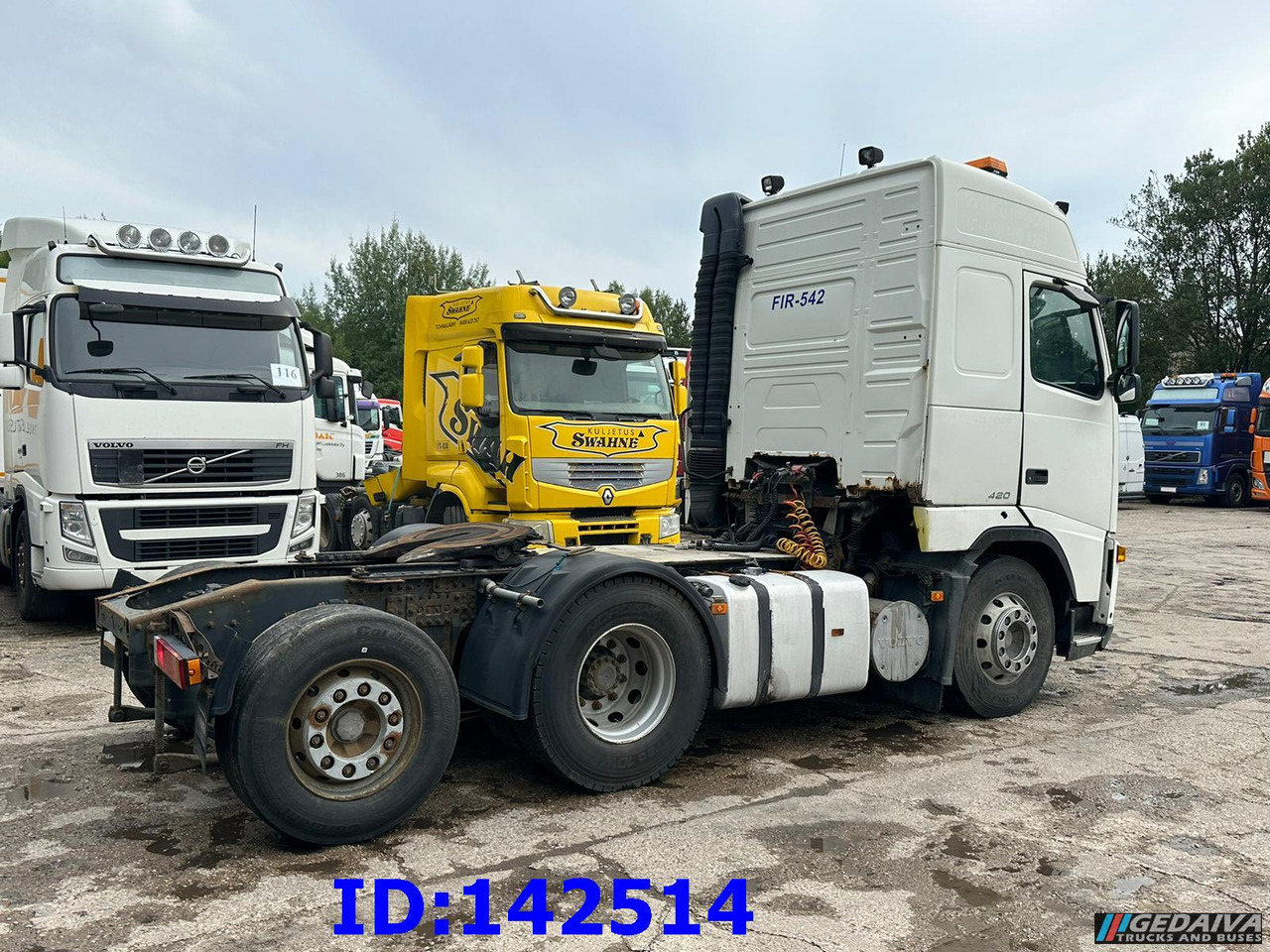 VOLVO FH12 420HP 6x2 Manual - Sadulveok: pilt 4 VOLVO FH12 420HP 6x2 Manual - Sadulveok: pilt 4