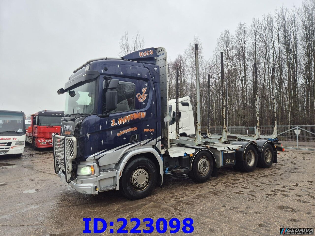 Metsaveok Scania R650 - 8X4 - Full air - Retarder - Euro6: pilt 1