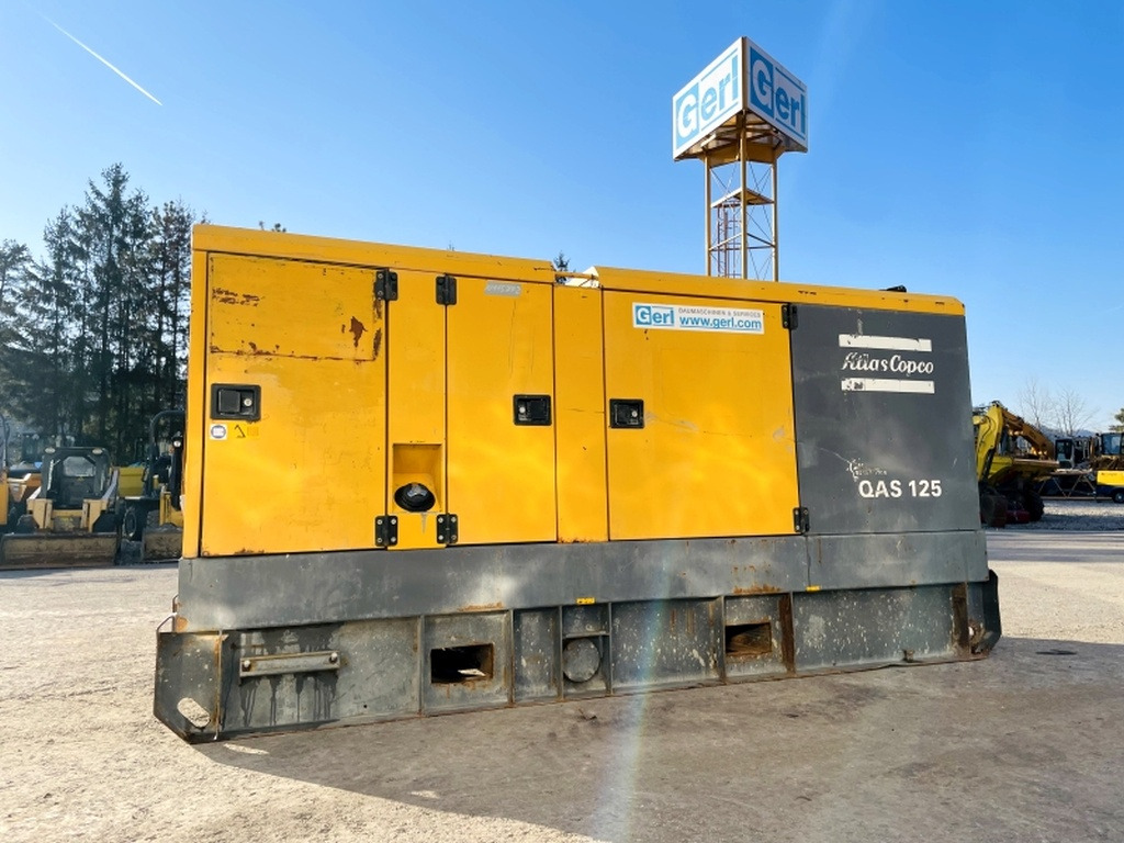Atlas Copco QAS125 (3945) - Generaatorikomplekt: pilt 1 Atlas Copco QAS125 (3945) - Generaatorikomplekt: pilt 1