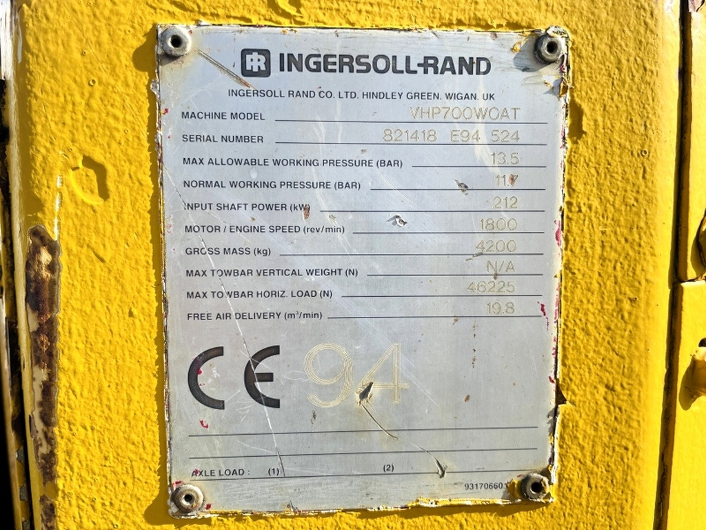 Ingersoll Rand VHP700W CAT (3952) - Õhukompressor: pilt 3 Ingersoll Rand VHP700W CAT (3952) - Õhukompressor: pilt 3