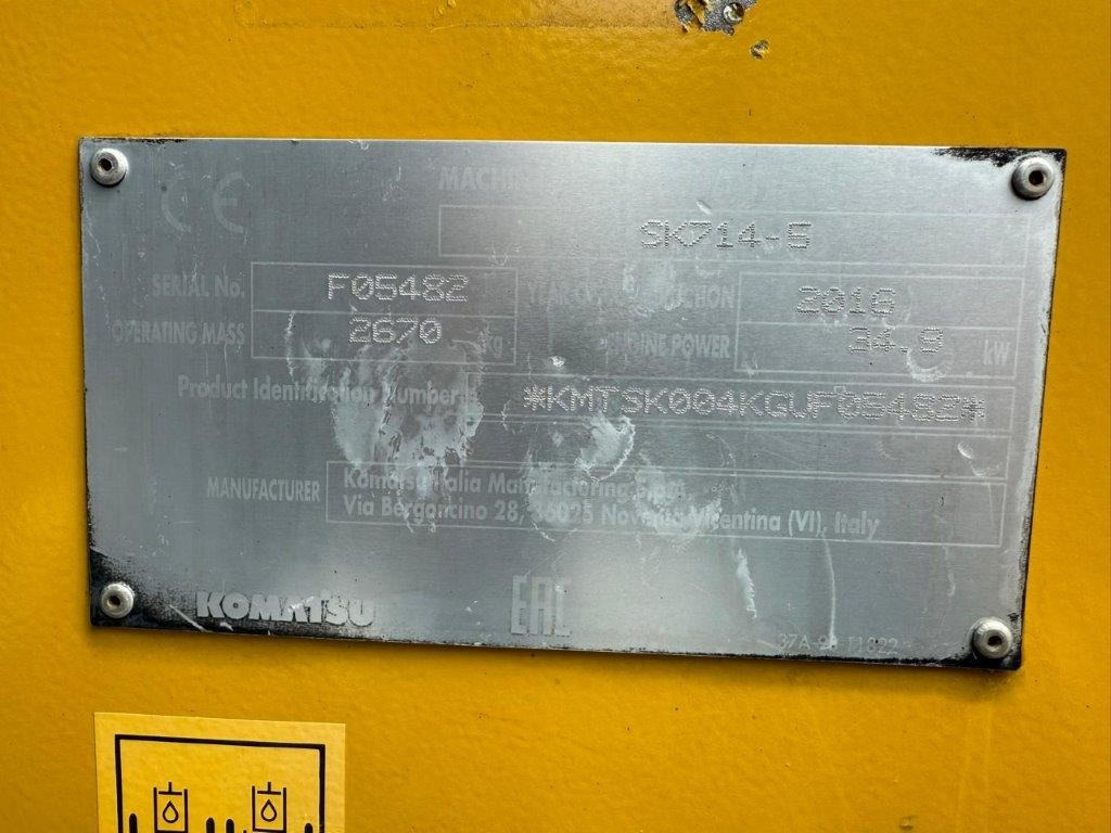 Komatsu SK714-5 (4026) - Kompaktlaadur: pilt 5 Komatsu SK714-5 (4026) - Kompaktlaadur: pilt 5