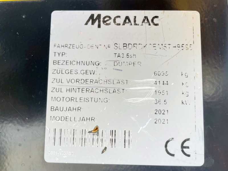 Mecalac TA3.5 SH (3748) - Mini kallur: pilt 4 Mecalac TA3.5 SH (3748) - Mini kallur: pilt 4