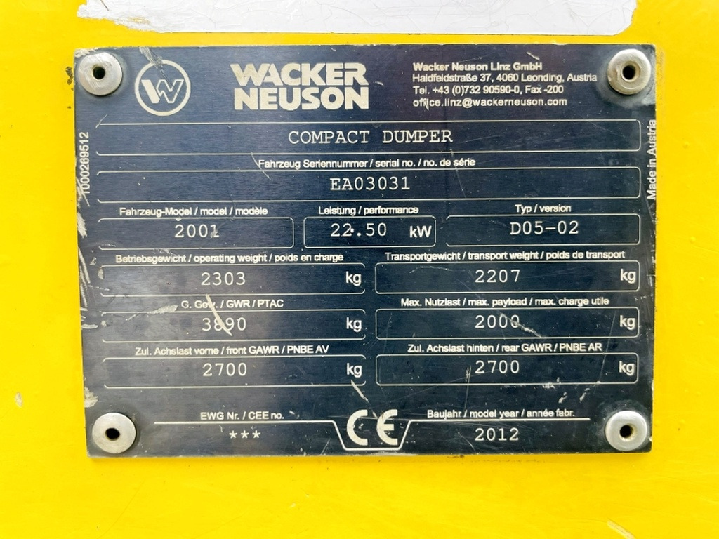 Neuson 2001 Selbstlader (4058) - Mini kallur: pilt 4 Neuson 2001 Selbstlader (4058) - Mini kallur: pilt 4