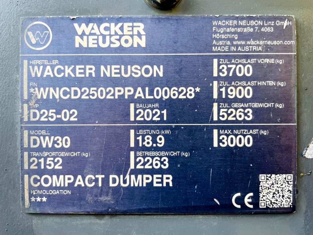 Neuson DW30 (3940) - Mini kallur: pilt 3 Neuson DW30 (3940) - Mini kallur: pilt 3