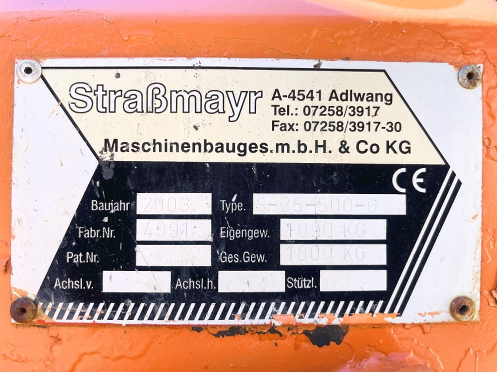 Strassmayr S-25-500G (4055) - Gudronaator: pilt 4 Strassmayr S-25-500G (4055) - Gudronaator: pilt 4