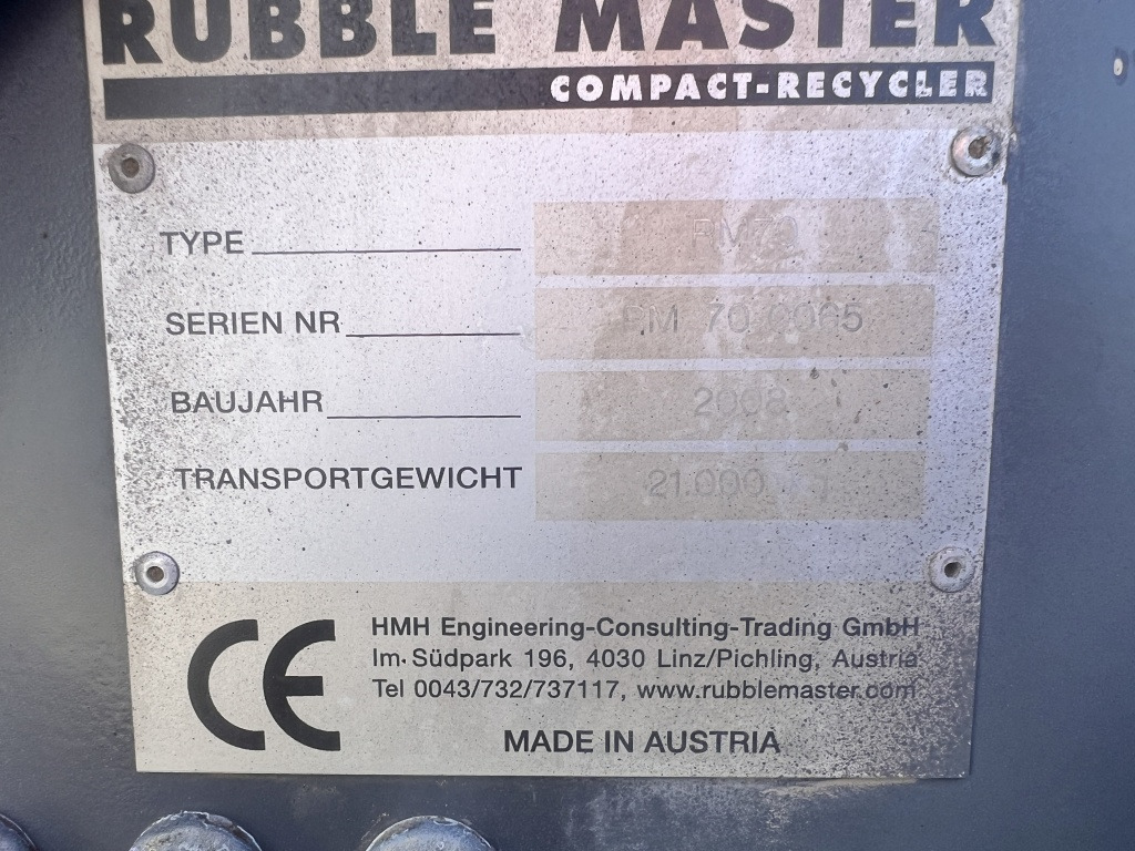 Mobiilne purusti Trümmermeister RM 70 (111521): pilt 10