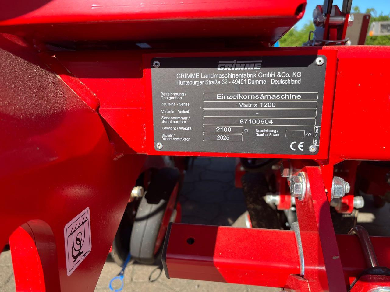 Grimme Matrix 1200 - Täppiskülvimasin: pilt 2 Grimme Matrix 1200 - Täppiskülvimasin: pilt 2
