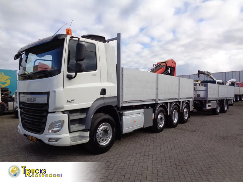 DAF CF 460 Combi Pacton MXD220 + 8X2 + Manual + Euro 6 + Palfinger PK 18500 - Kraanaga veoauto: pilt 1 DAF CF 460 Combi Pacton MXD220 + 8X2 + Manual + Euro 6 + Palfinger PK 18500 - Kraanaga veoauto: pilt 1