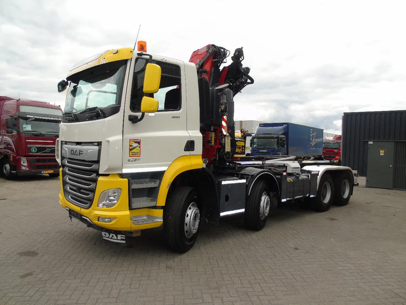 DAF CF 480 + 8X4 + FASSI 16T/M + 20T HOOK + REMOTE + PERFECT - Konkstõstukiga veoauto, Kraanaga veoauto: pilt 4 DAF CF 480 + 8X4 + FASSI 16T/M + 20T HOOK + REMOTE + PERFECT - Konkstõstukiga veoauto, Kraanaga veoauto: pilt 4
