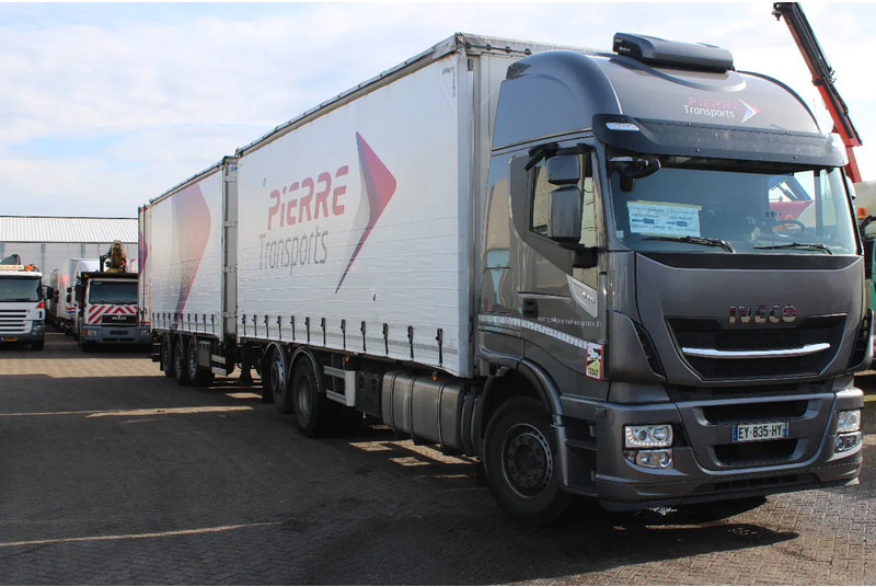 Iveco Stralis 510 + EURO 6 + RETARDER + STEERING AXEL + 6x2 + 106m3 combi - Tent veoauto: pilt 2 Iveco Stralis 510 + EURO 6 + RETARDER + STEERING AXEL + 6x2 + 106m3 combi - Tent veoauto: pilt 2
