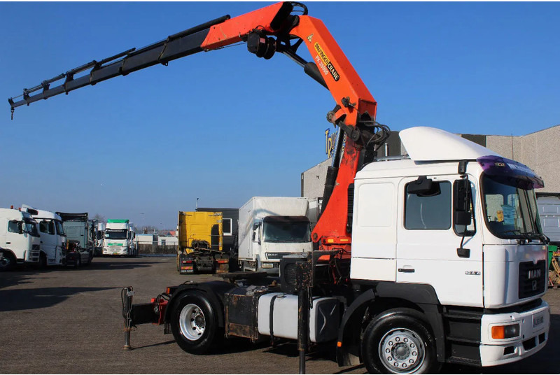 MAN 18.414 + PALFINGER PK35000 F + EURO 2 + MANUAL - Kraanaga veoauto: pilt 2 MAN 18.414 + PALFINGER PK35000 F + EURO 2 + MANUAL - Kraanaga veoauto: pilt 2