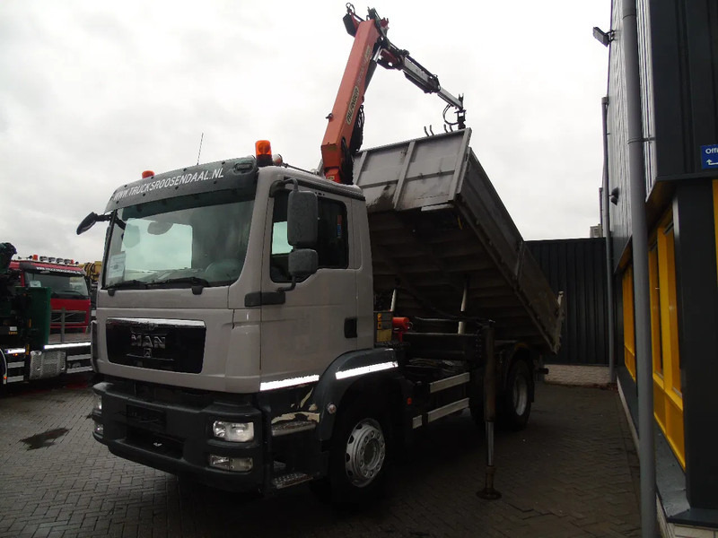MAN TGM 18.250 + PALFINGER 11.001K + TIPPER + EURO 5 - Kraanaga veoauto: pilt 2 MAN TGM 18.250 + PALFINGER 11.001K + TIPPER + EURO 5 - Kraanaga veoauto: pilt 2